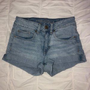 AE Cuffed Denim Shorts
